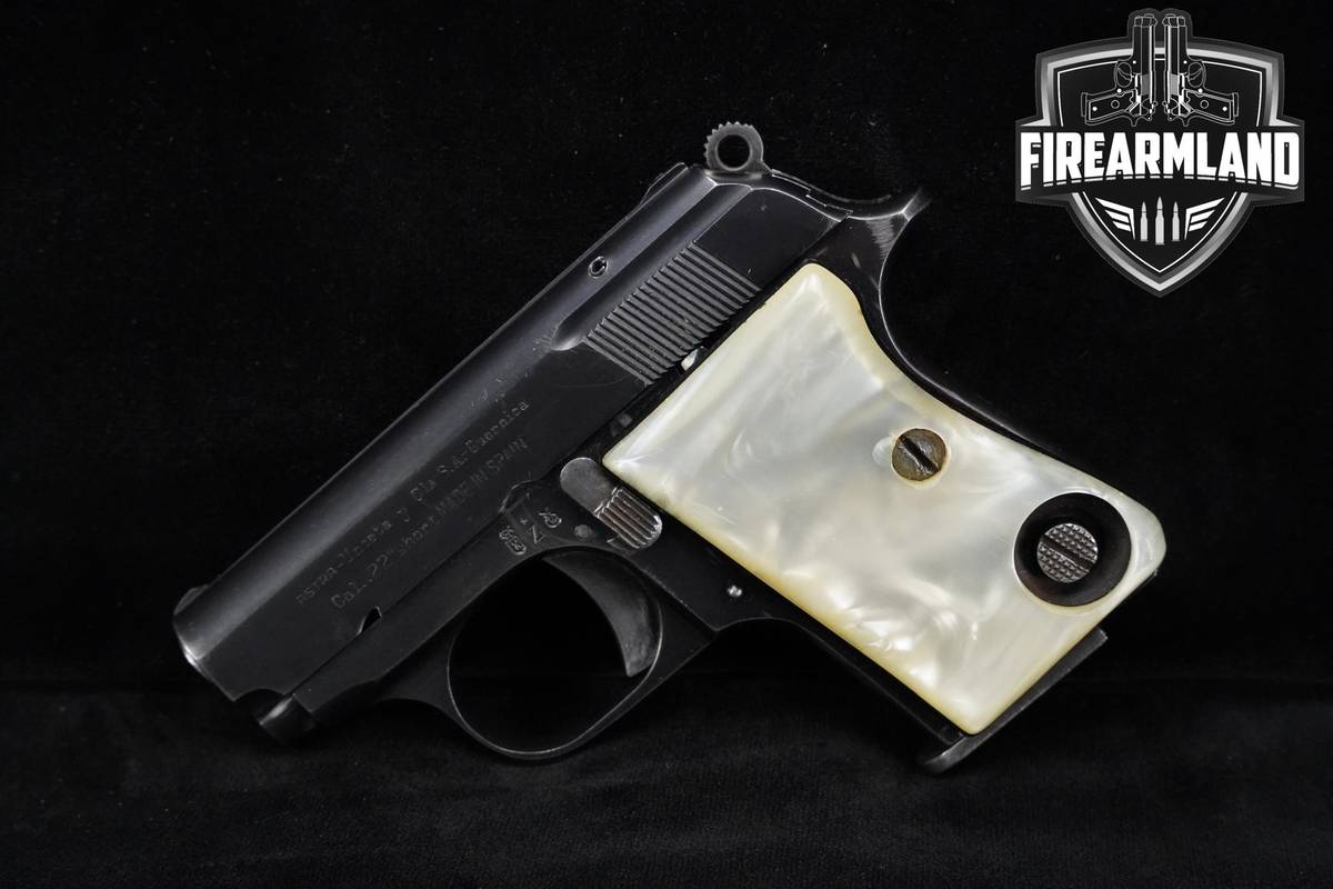 FIRST YEAR! 1954 Astra Model 2000 Cub 22 Short Pearl Grips Blued Colt-Style