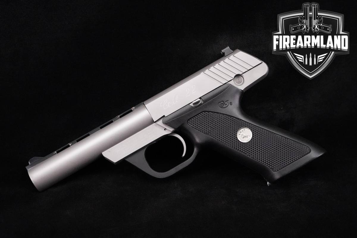 LIMITED! 1995 Colt Cadet 22LR 4.5" Satin Stainless +2 MAGS & ORIG CASE