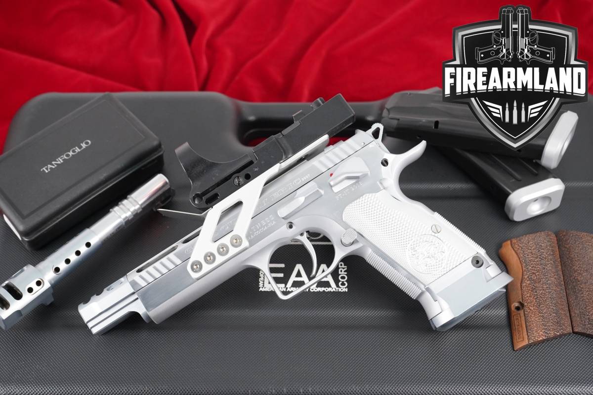 Tanfoglio Gold Custom Eric 2017 9mm GRAUFFEL 2011 +3 MAGS, CASE, OPTICS