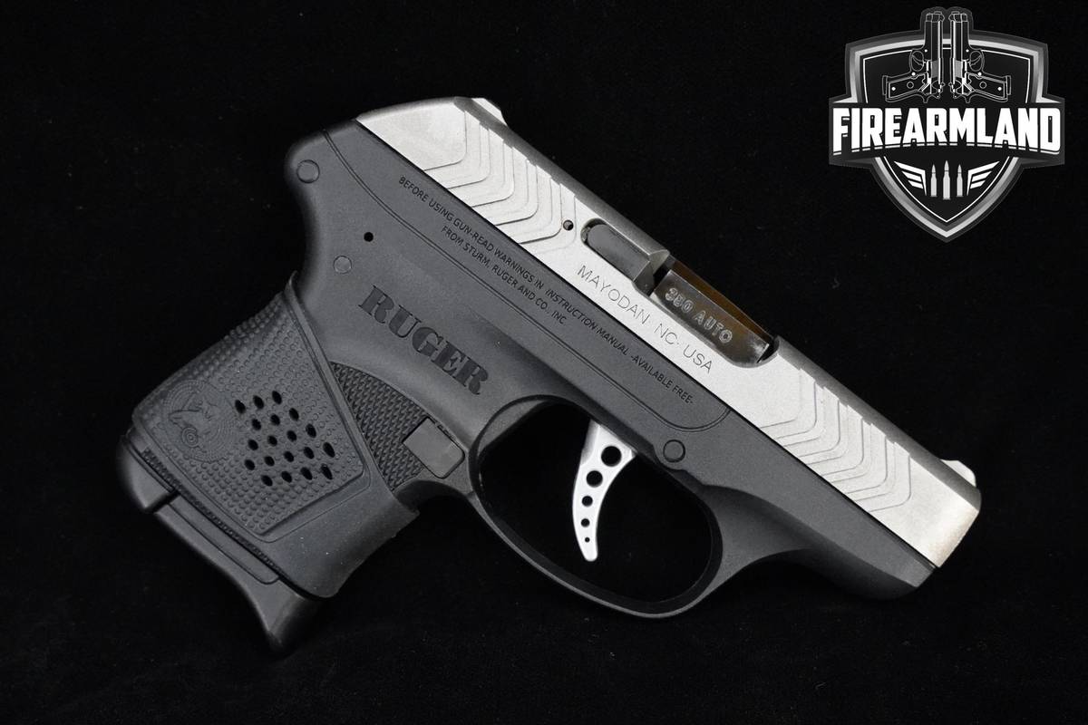 Ruger LCP 380 ACP Black/Stainless Ruger-LCP +2 MAGS & ORIG BOX