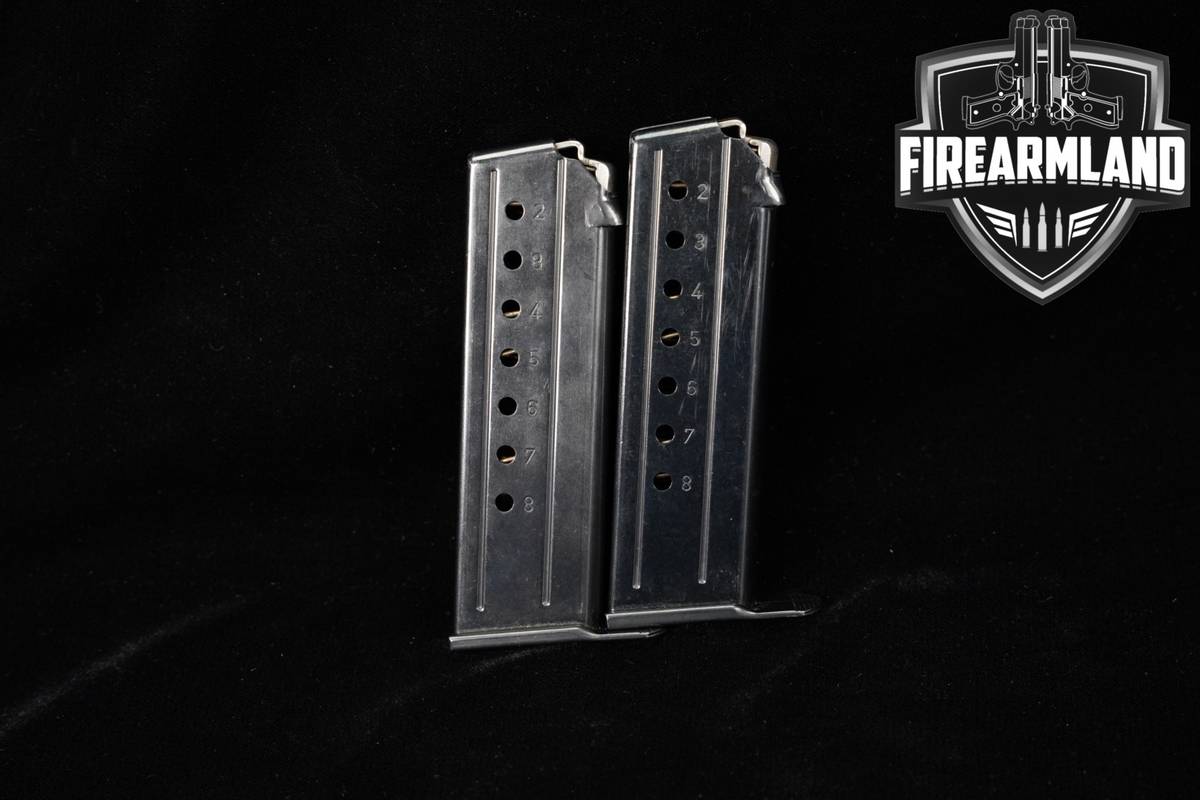Heckler & Koch H&K TWO 2 P7 PSP P7M8 8-Round 9mm Magazines Luger Mags