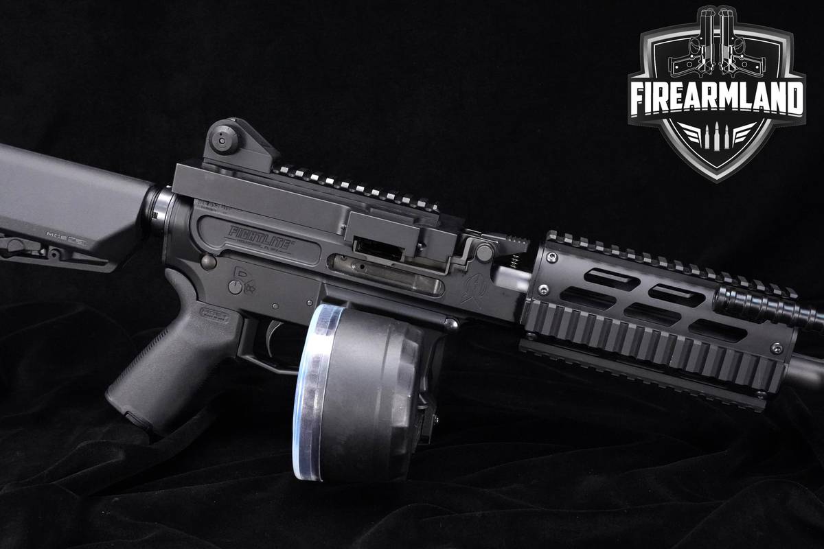 BELT-FED! Aero Precision M4E1 Fightlite MCR-060 Dual-Feed 5.56 AR-15 AR15
