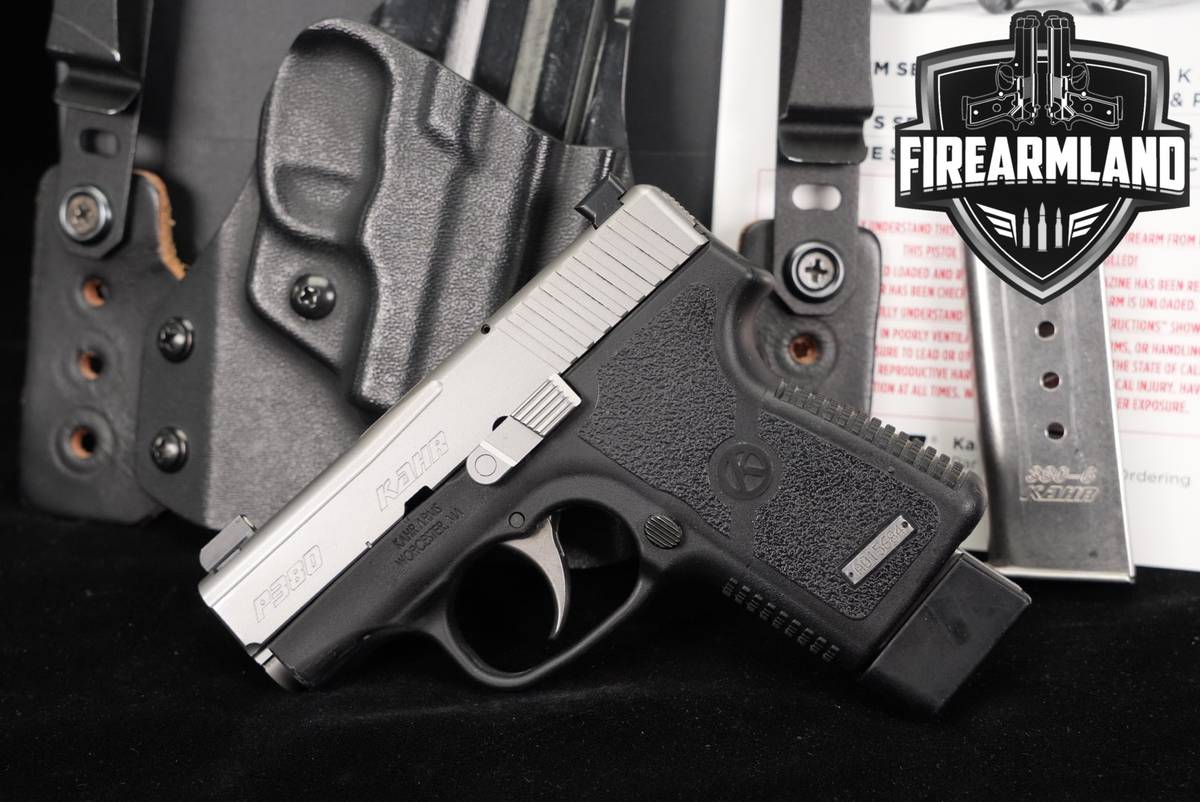 Kahr Arms P380 P 380 ACP 2.53" +2 MAGS, ORIG CASE, HOLSTER