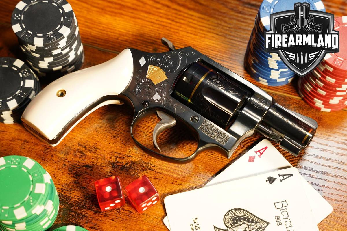 RARE! Smith & Wesson Model 36-10 Chiefs Special Texas Hold'Em 38 Spl +P S&W