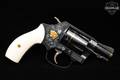 2005 Smith & Wesson (S&W) Model 36-10 Chiefs Special Texas Hold'Em .38 Special +P Blued in Excellent Condition Image 5