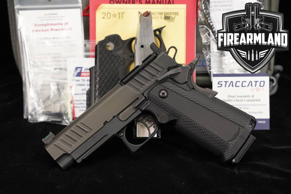 Staccato C2 DPO 9mm Optics-Ready 3.9 STI 1911 2011 +2 MAGS, ORIG CASE