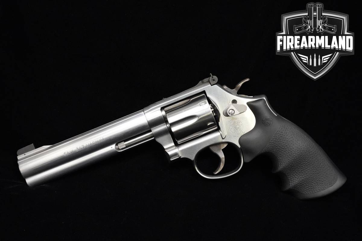 Smith & Wesson (S&W) Model 686-6 357 Magnum 6" Stainless Steel S&W 686-6