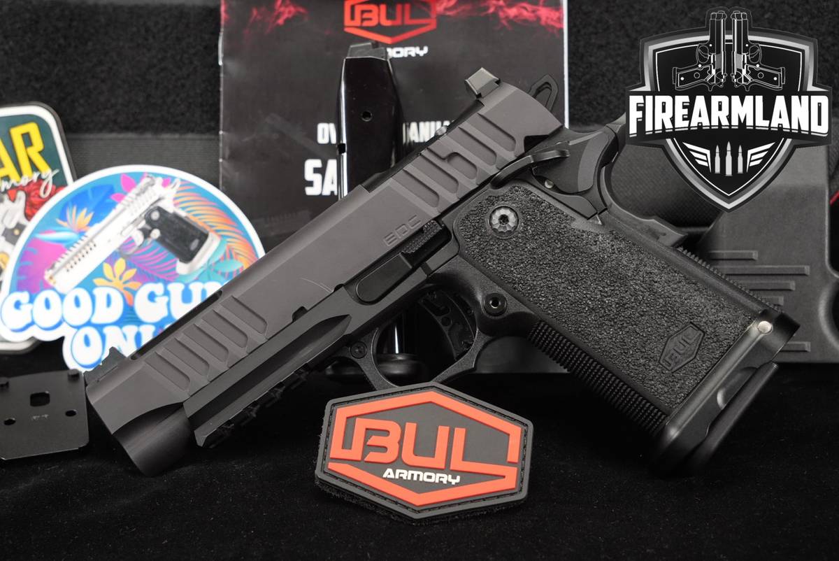 Bul Armory SAS II EDC Compact 9mm Optics-Ready 1911 2011 +2 MAGS, ORIG CASE