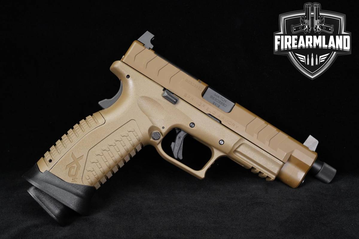 Springfield Armory XD-M Elite 4.5 Tactical OSP 9mm XDM FDE +2 MAGS & OG BOX