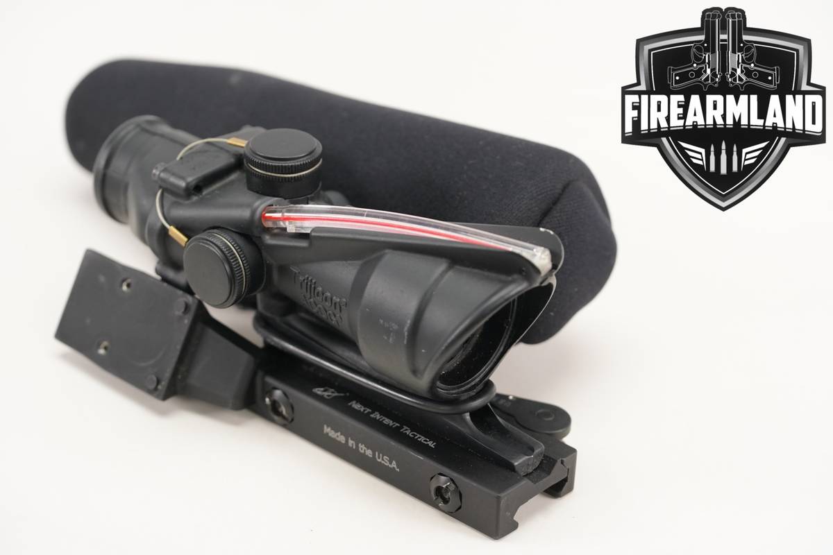 Trijicon ACOG 4X32 Red Chevron Reticle 4x Magnification Scope TA31 TA-31