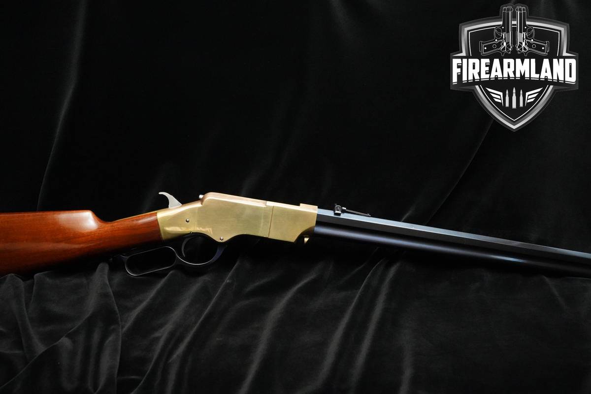 A Uberti 1860 Henry 44-40 Win 24.5" Polished Blued