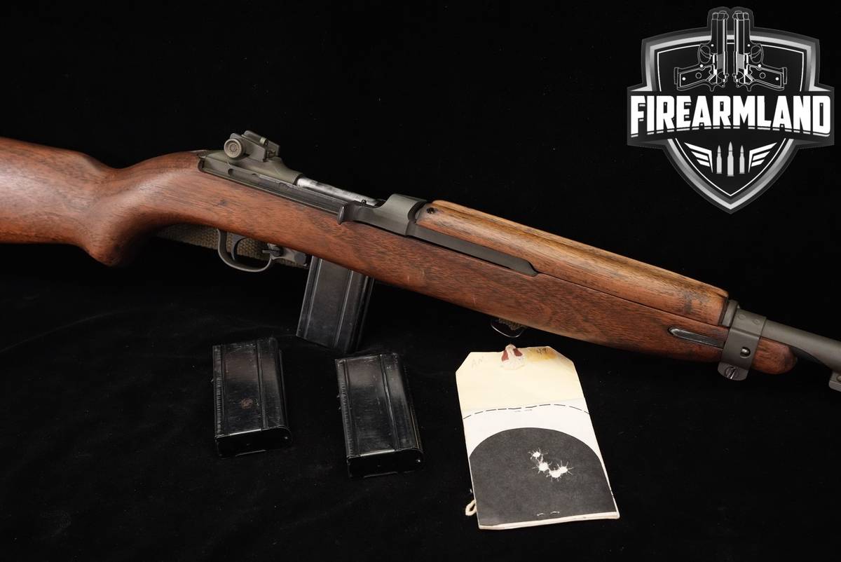 WWII Saginaw S.G SG M1 Carbine U.S Government Arsenal 30 +3 MAGS