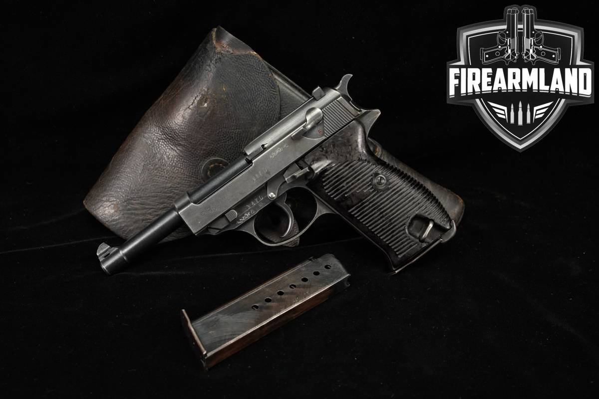 MATCHING 1943 Mauser Oberndorf P.38 Byf 43 9mm GERMAN P38 +2 MAGS & HOLSTER
