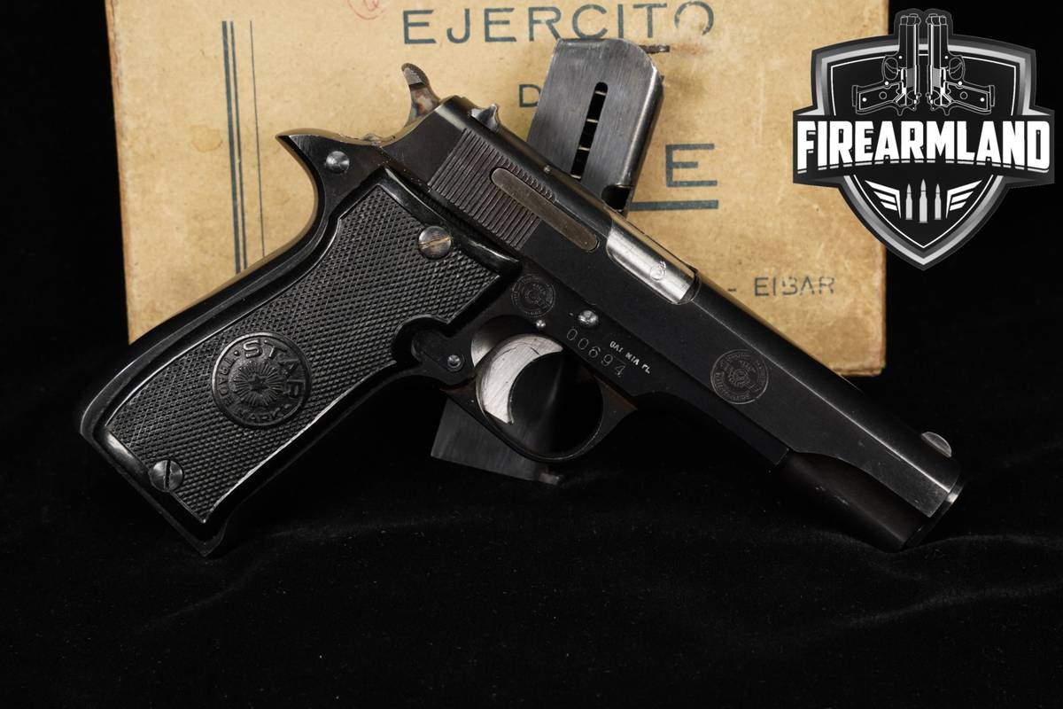 Star Model S 1941; Ejercito Del Aire Issue 380 ACP 4" +2 MAGS & ORIG BOX