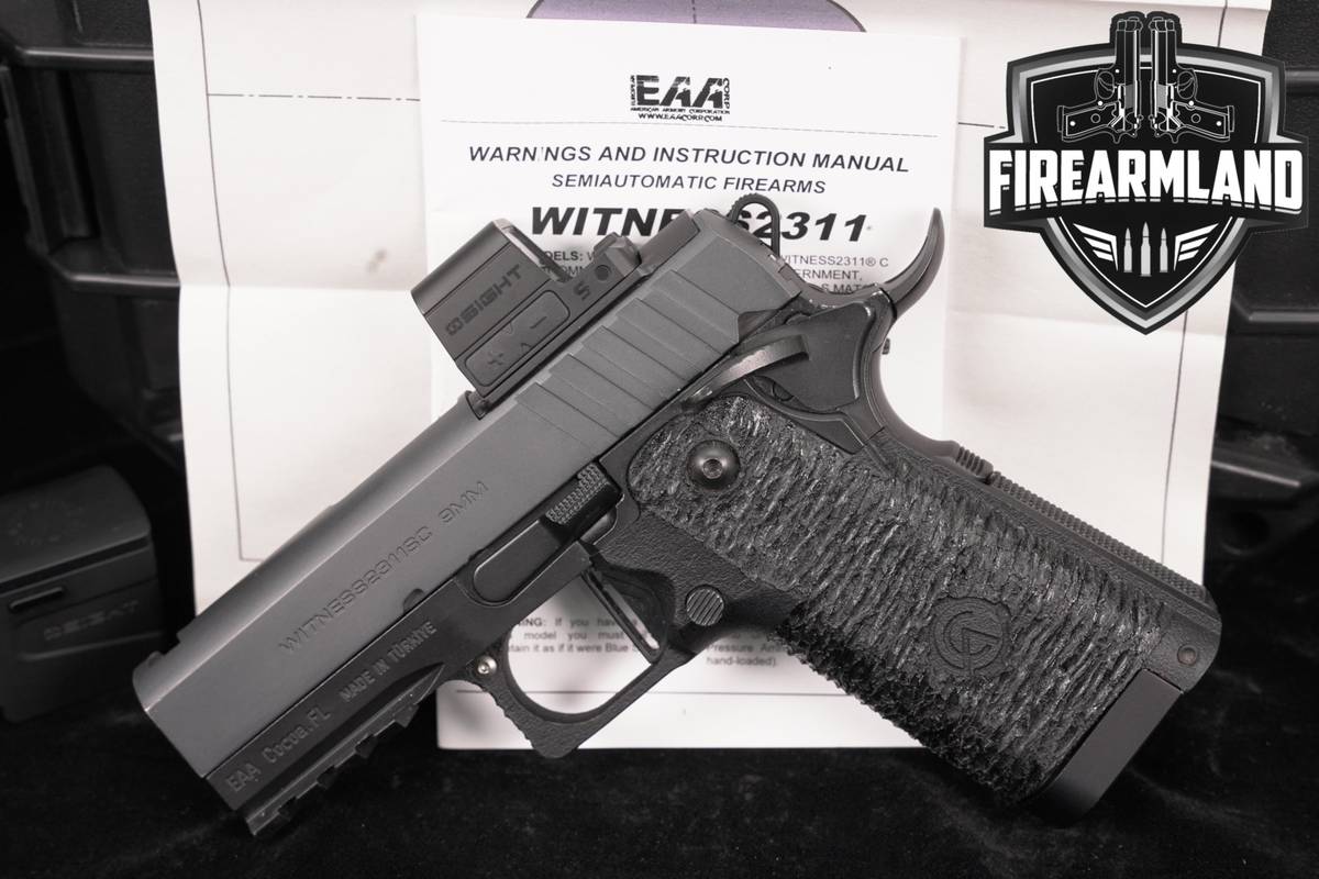 Girsan Witness2311SC BRAT 9mm 2311SC 1911 2011 COSAINT +ORIG CASE, OPTICS