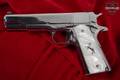 Colt Government Model Custom Shop, Bright Stainless .38 Super Bright Stainless in Very Good Condition Image 2