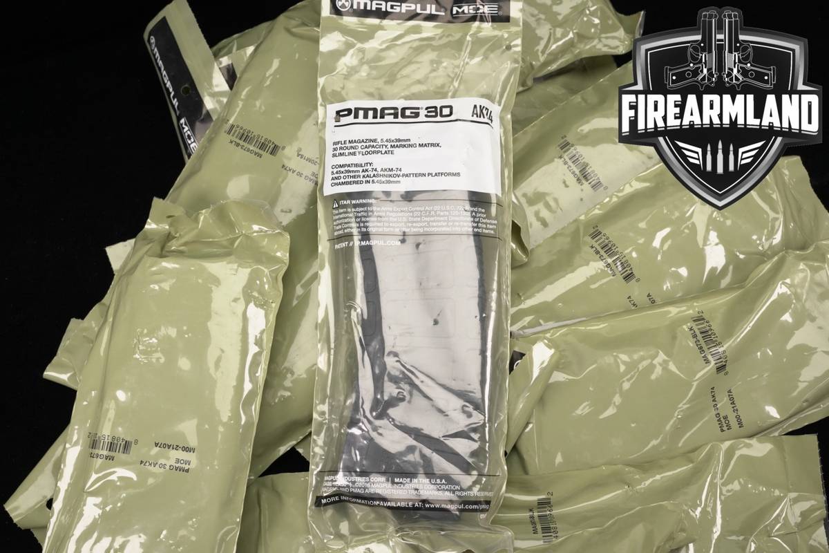TWELVE (12) Magpul AK74 30-Round Magazines 5.45x39mm PMAG P-MAG AK-74 Mags