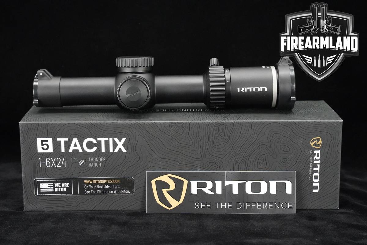 Riton Optics X5 Tactix 1-6x24 THR MIL Illum 30mm SFP Riton X5-Tactix OPTIC