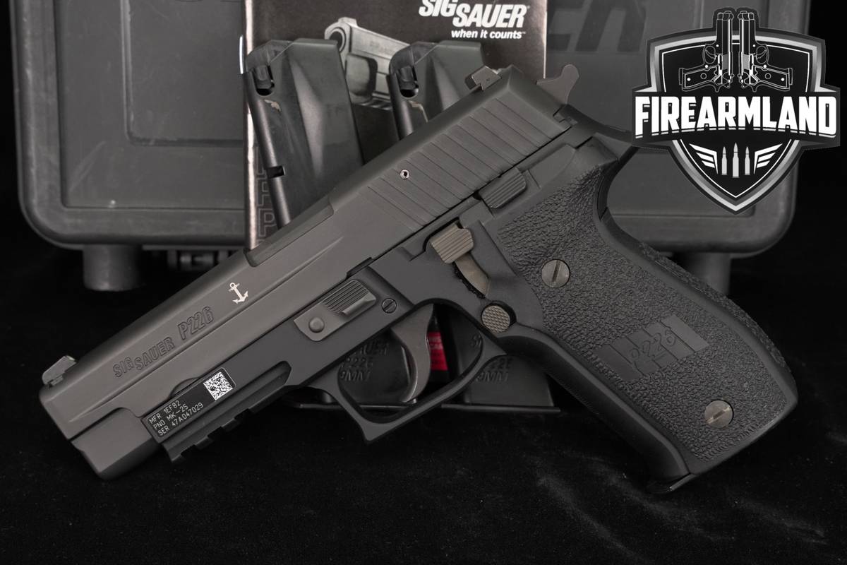 Sig Sauer P226 MK25 Navy 9mm 4.4 P 226 SEAL-SPEC +3 MAGS & ORIG CASE