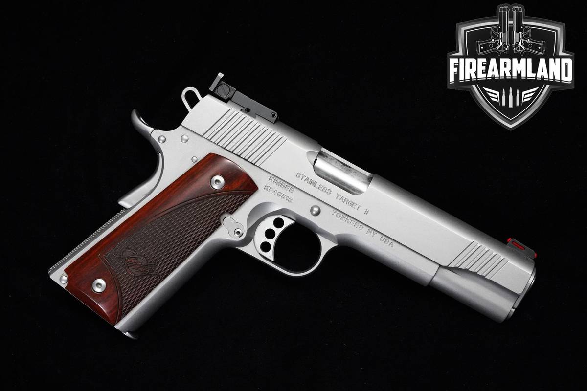 Kimber Stainless Target II 9mm 1911 5" Kimber MATCH 3 MAGS & ORIG CASE