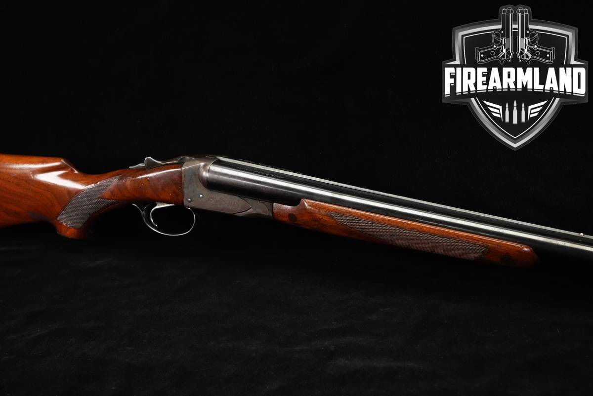 Savage Arms Model B 12-Gauge 28" Walnut SXS Fox FACTORY ENGRAVED
