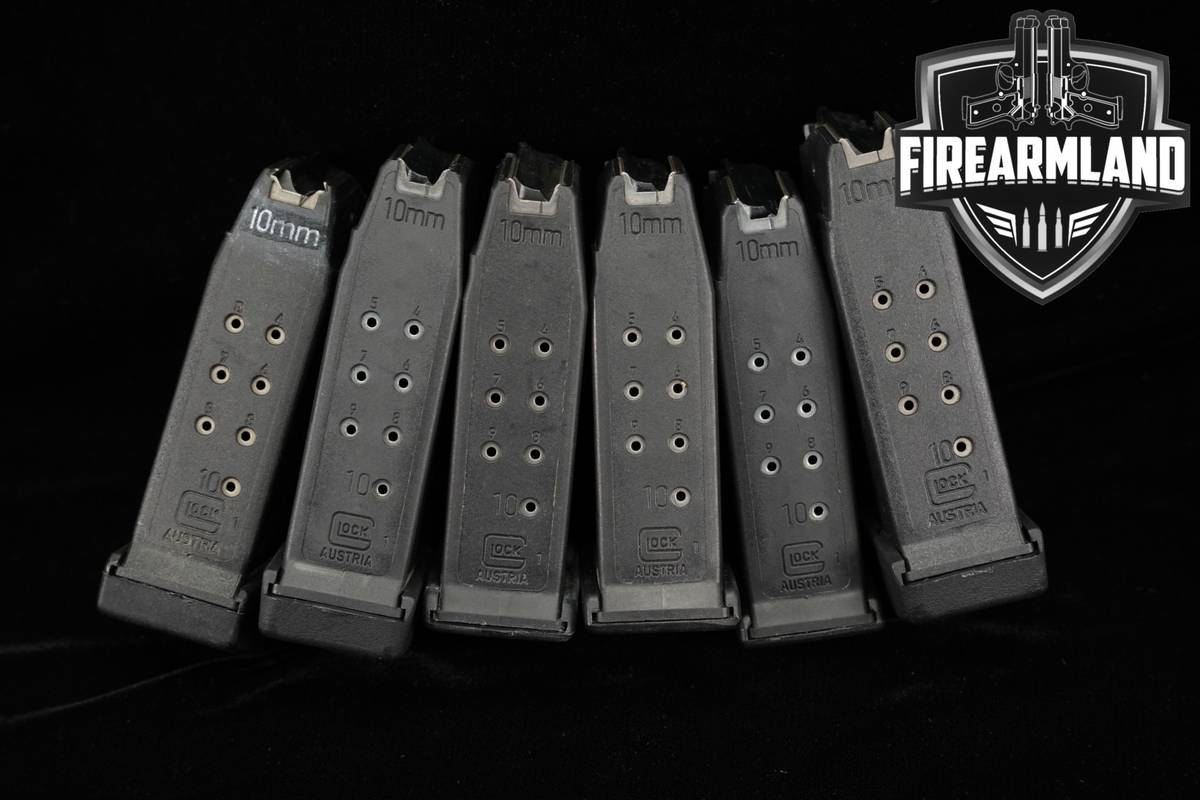 Glock SIX (6) G29 10 Round Magazines 10mm G-29 Mags