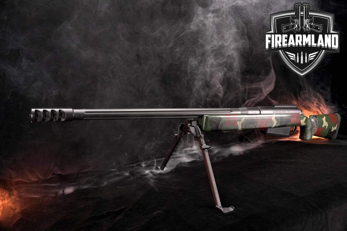 ANTI-MATERIAL McMillan TAC-50 50BMG 29" Woodland Camo Special Forces-Proven