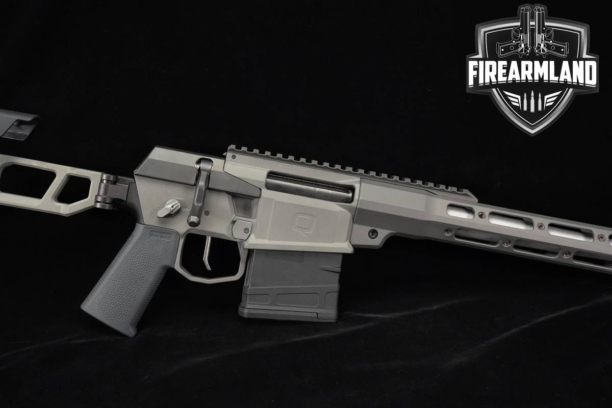 Q The Fix 8.6 Blackout 12" Anodized Folding-Chassis Suppressor-Ready SBR