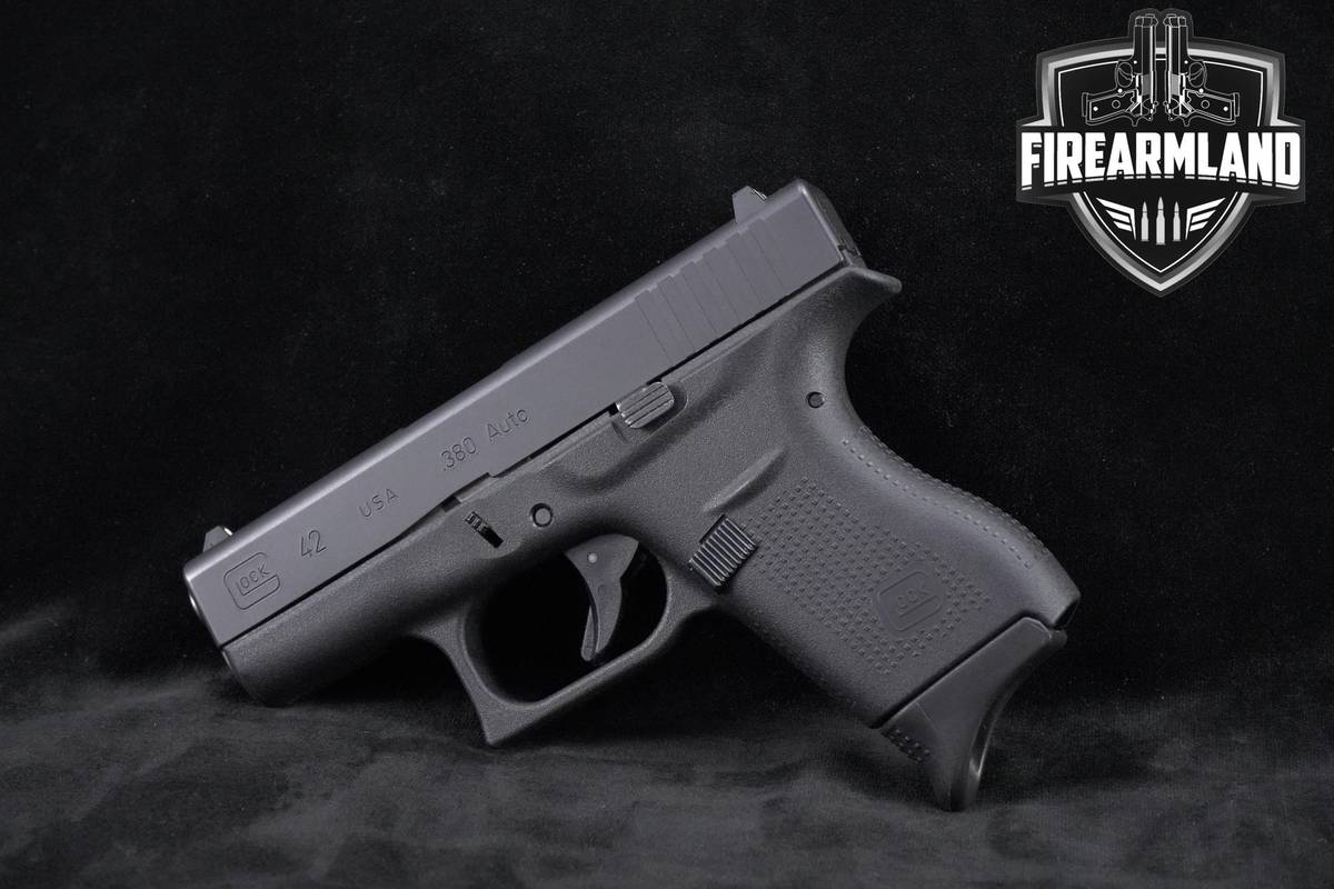Glock 42 Slimline 380 ACP 3.25" Glock-42 G42 +2 MAGS & ORIG CASE