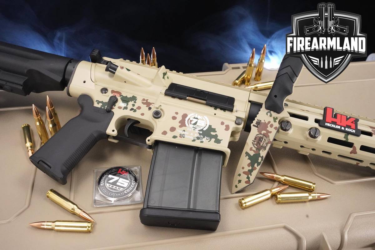 Heckler & Koch H&K-HK MR762A1 75th Anniversary Tropentarn 7.62 NATO +ACCS