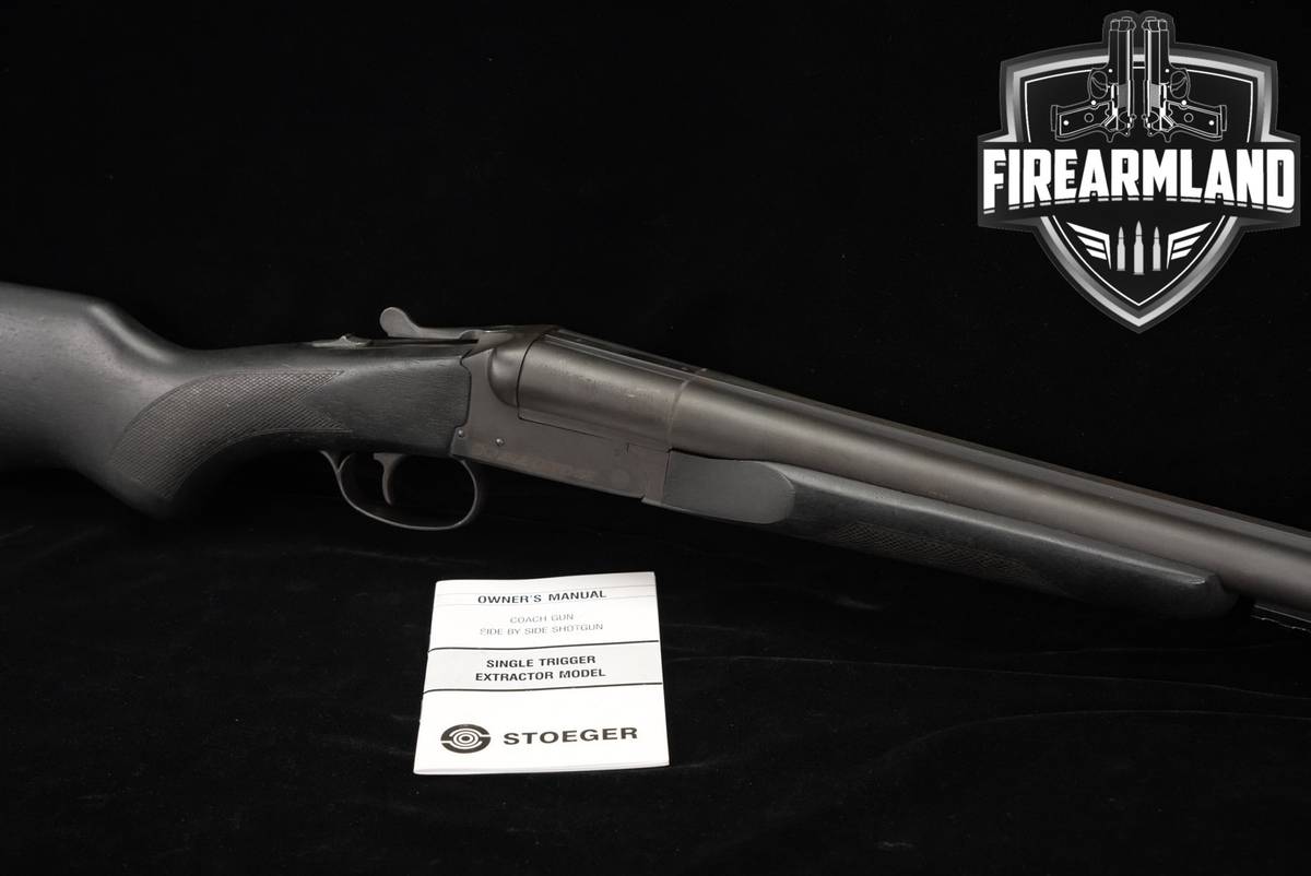Stoeger Double Defense 12-Gauge E 20" Black & Wood 3" PORTED SxS