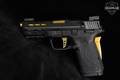 Smith & Wesson (S&W) M&P 380 Shield EZ M2.0, Performance Center, Gold Ported Barrel, Manual Thumb Safety .380 ACP Black in Very Good Condition Image 5