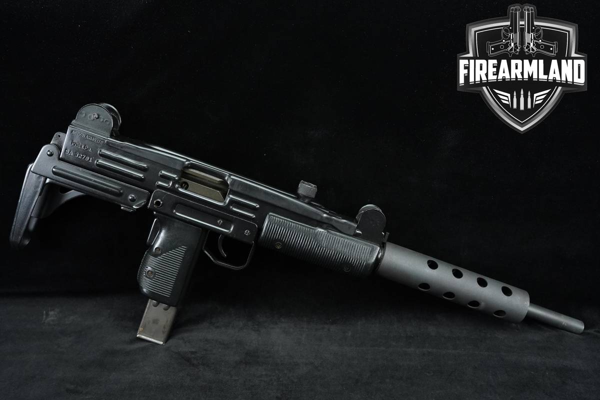 1968 IMI UZI Semi-Auto Model A 9-mm 16.1" Defense Sport Target +ORIG BOX