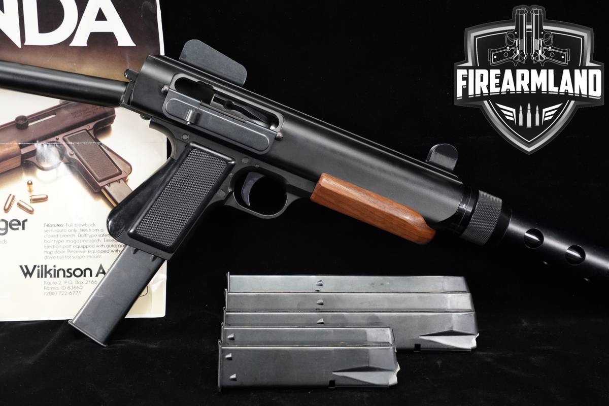 1982-1998 Wilkinson Arms Model Linda Carbine 9mm 16" Black & Wood +6 MAGS