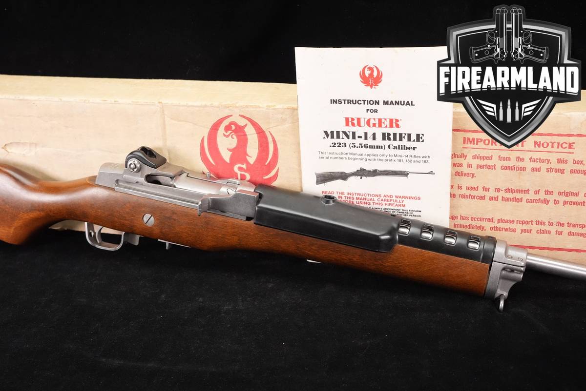PRE-BAN Ruger Mini-14 183 Series 223 Rem 18.5" Stainless Mini14 +ORIG BOX