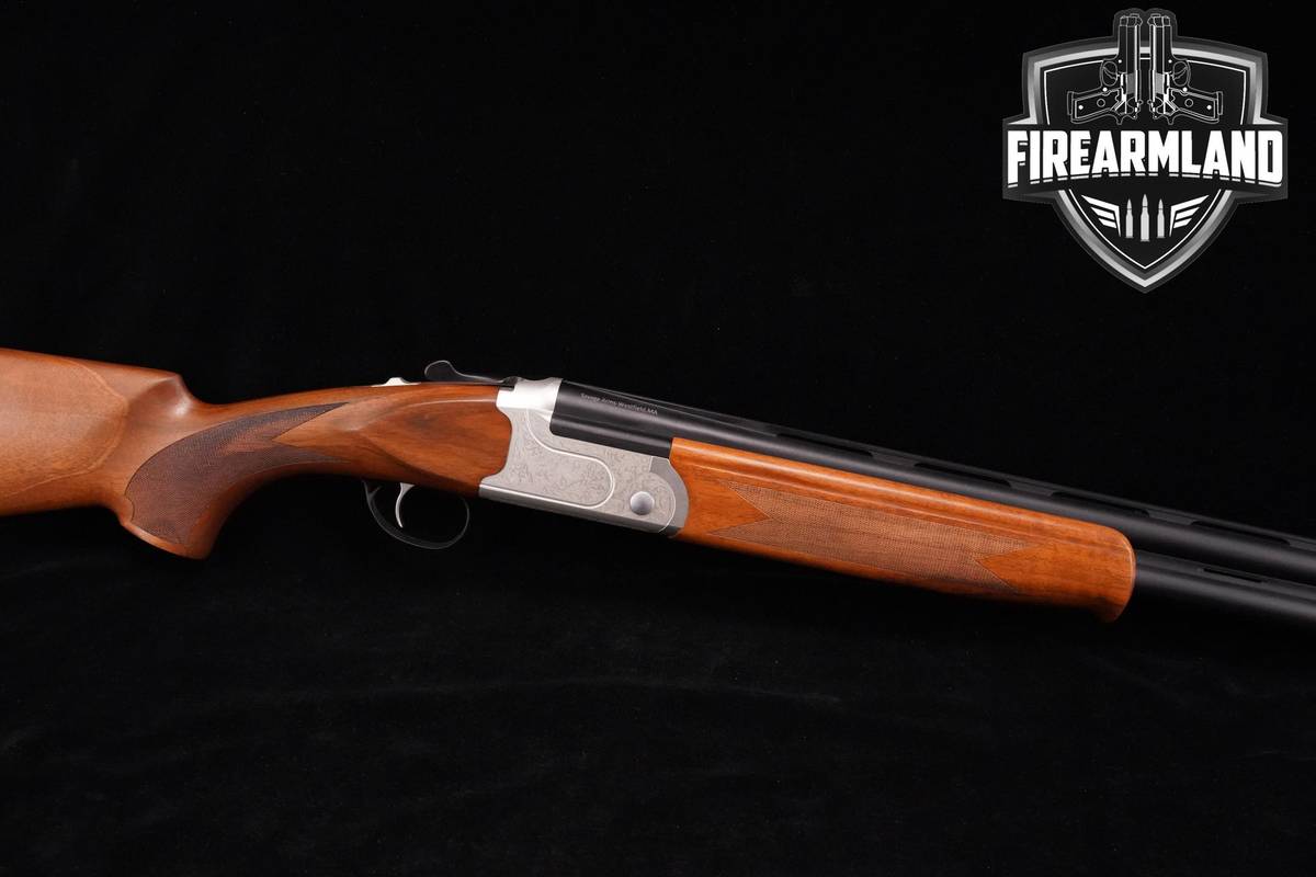 Savage Arms Stevens 555 Enhanced 16-Gauge 28" Vent Rib Silver & Walnut