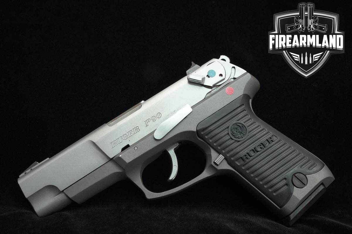 2006 Ruger P90 45 ACP 4.5" Stainless Ruger-P90 P-90 2MAGS & OG-CASE