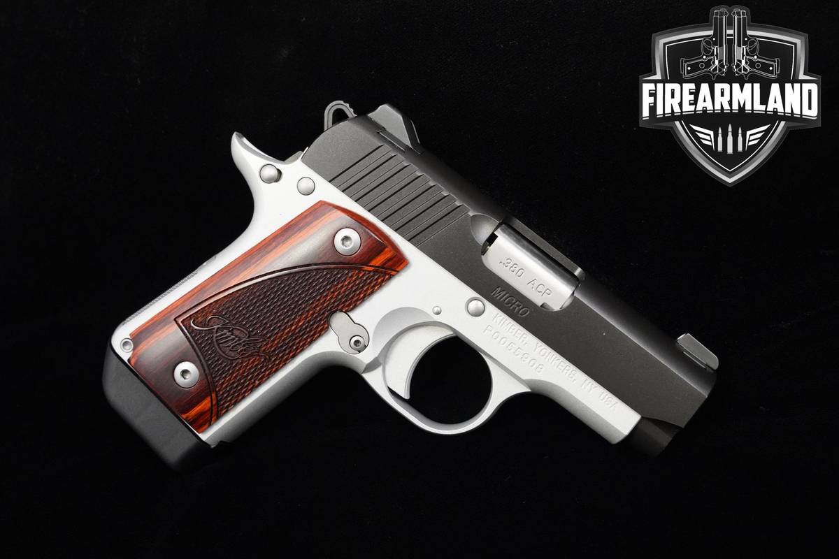 Kimber Micro Two-Tone 380 ACP 1911 2.75" Black/Stainless Kimber-Micro 1911