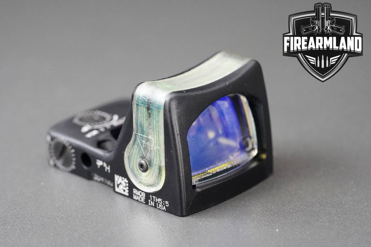 Trijicon RMR Dual Illuminated 12.9 MOA Green Triangle Trijicon RM08 OPTIC