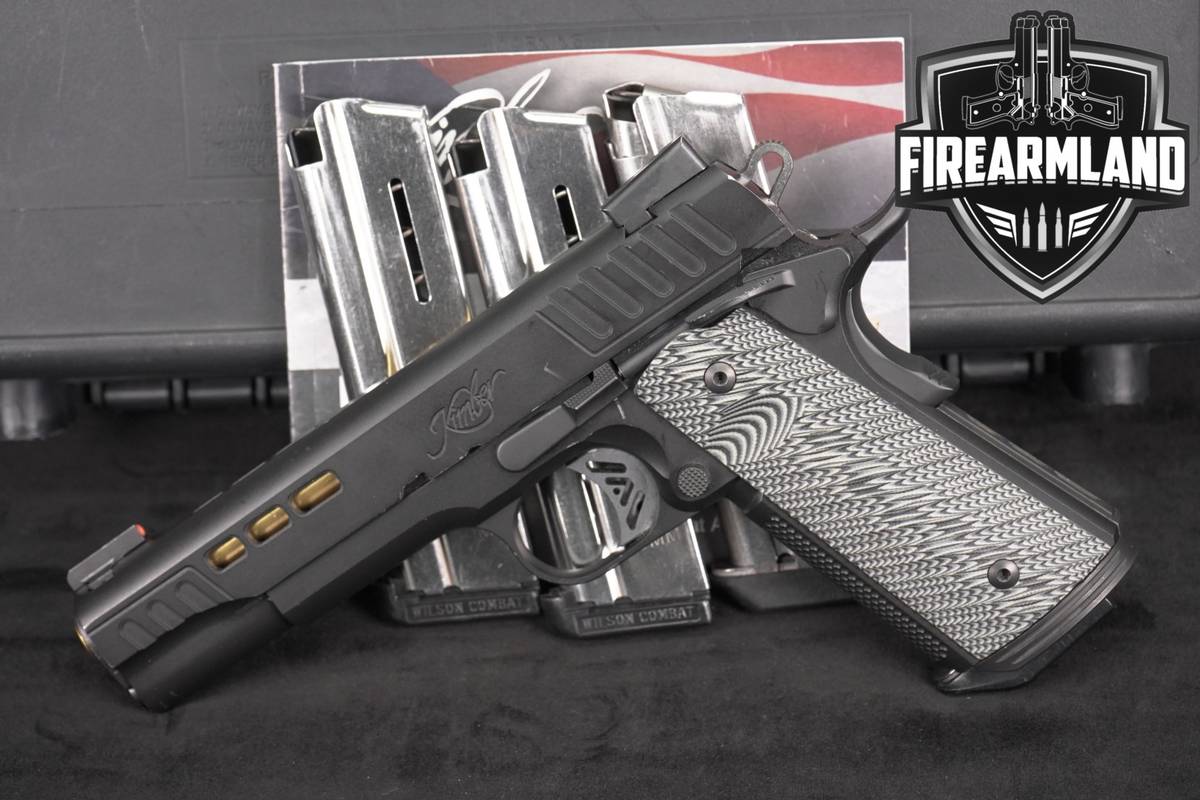Kimber Rapide 10mm 1911 5" WINDOWED, GOLD TIN BARREL +4 MAGS & ORIG CASE