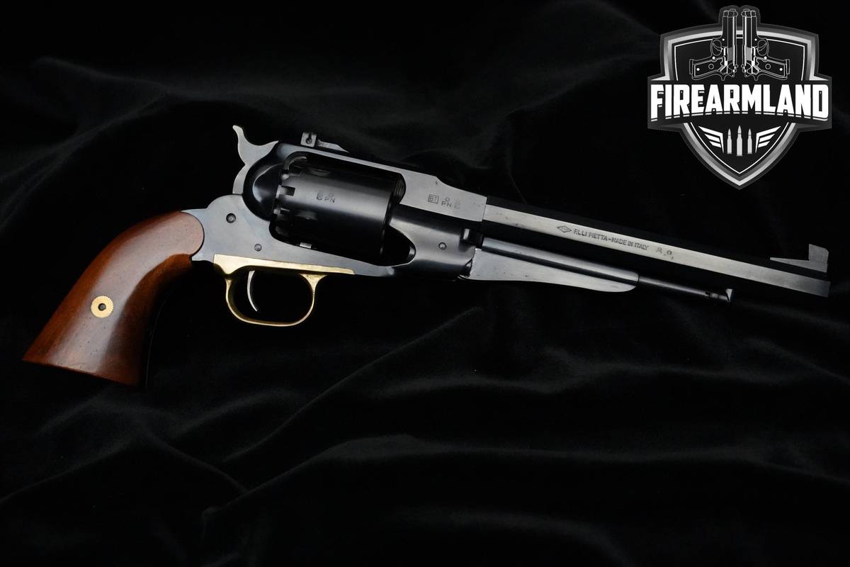 F.lli Pietta 1858 Remington Target Model 44 BPM 8" Blued Italy Octagonal