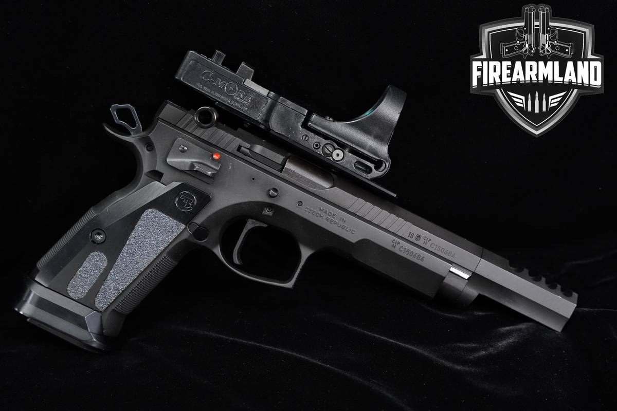 CZ 75 TS Czechmate 9mm 5.23" Tactical Sports CZ75 +C-MORE OPTIC