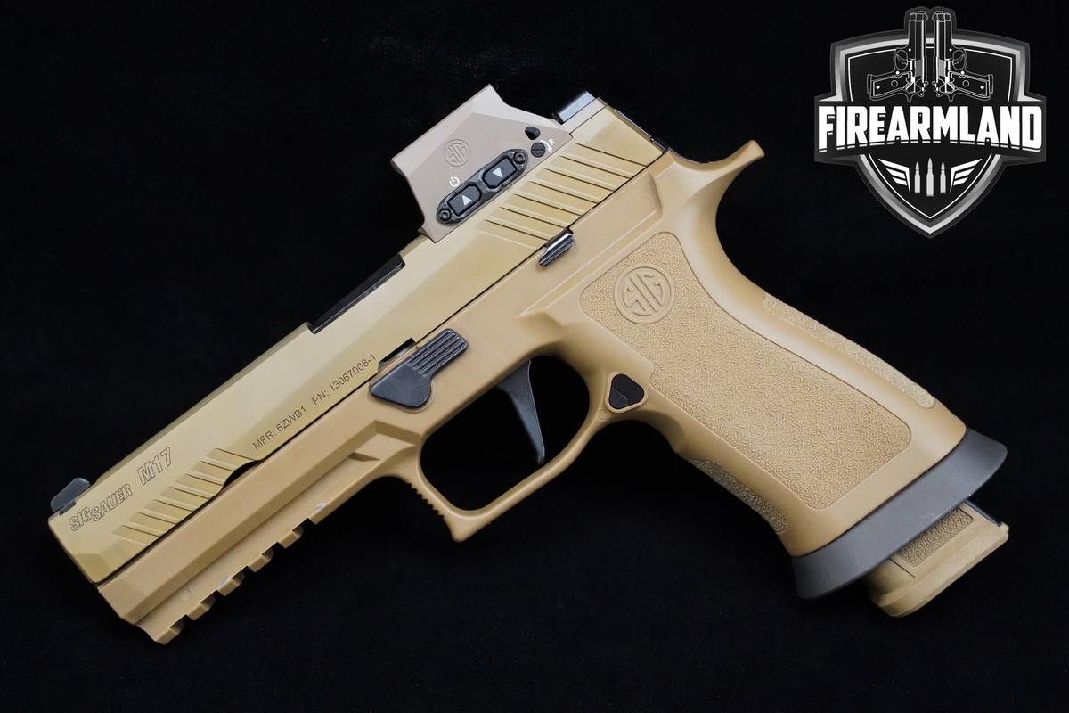 Sig Sauer M17 P320 9mm Coyote Sig-Sauer-M17 P-320 M-17 +CASE & ROMEO OPTIC