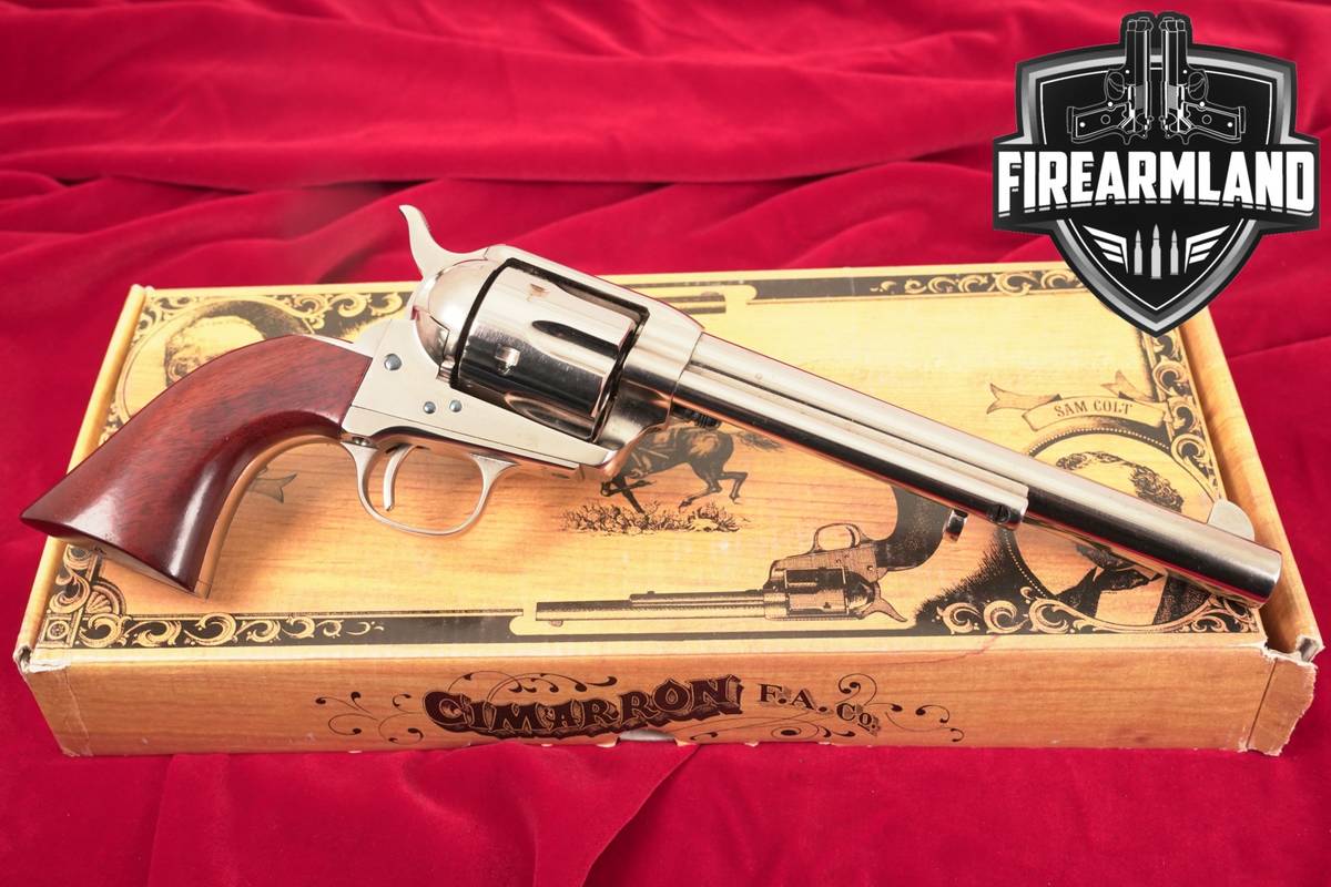 A Uberti Model 1873 U.S Cavalry Scout 45 Colt 7.5" SAA M1873 +ORIG BOX