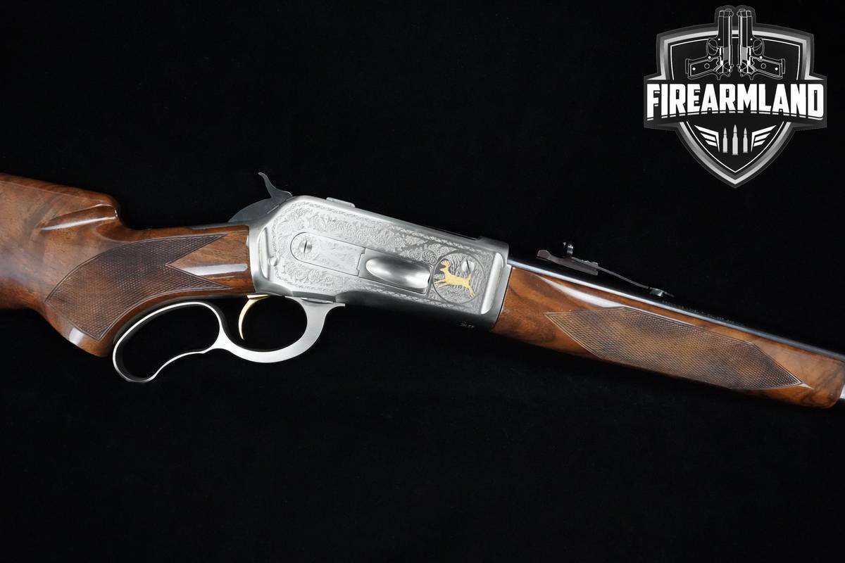 FACTORY ENGRAVED 1987 Browning Model 71 High Grade 348-Win 24" Browning 71