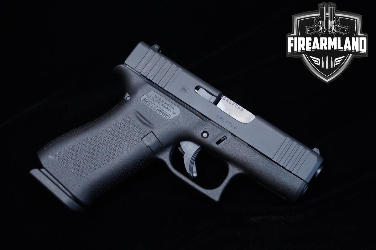 Glock 43X Slimline 9mm 3.41" Tenifer Glock G43X +3 MAGS & ORIG CASE