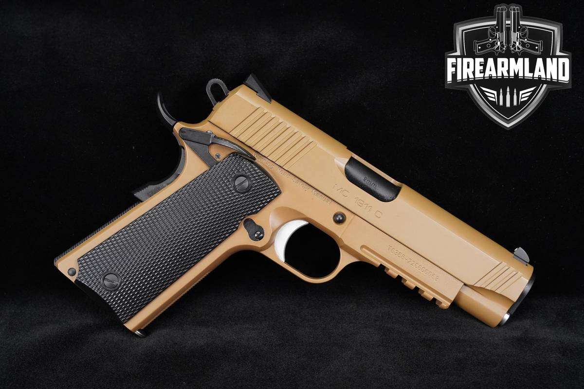 TACTICAL Girsan MC1911 C Commander 9mm 1911 4.4 Flat Dark Earth