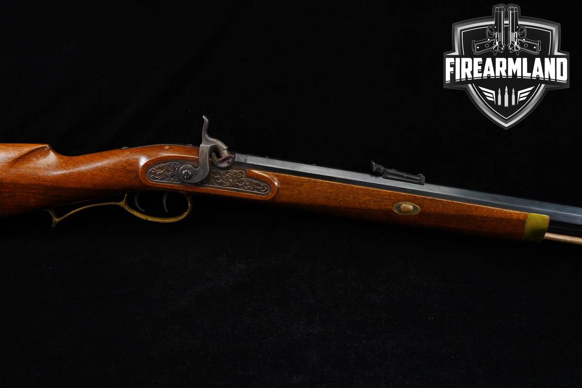 Investarm Hawken 50 Caliber 28" Muzzleloader Blued & Hardwood OCTAGONAL