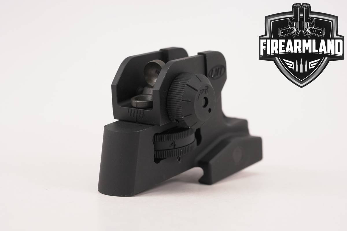 Lewis Machine and Tool (LMT) L8A Tactical Adjustable Rear Sight Gun Sights