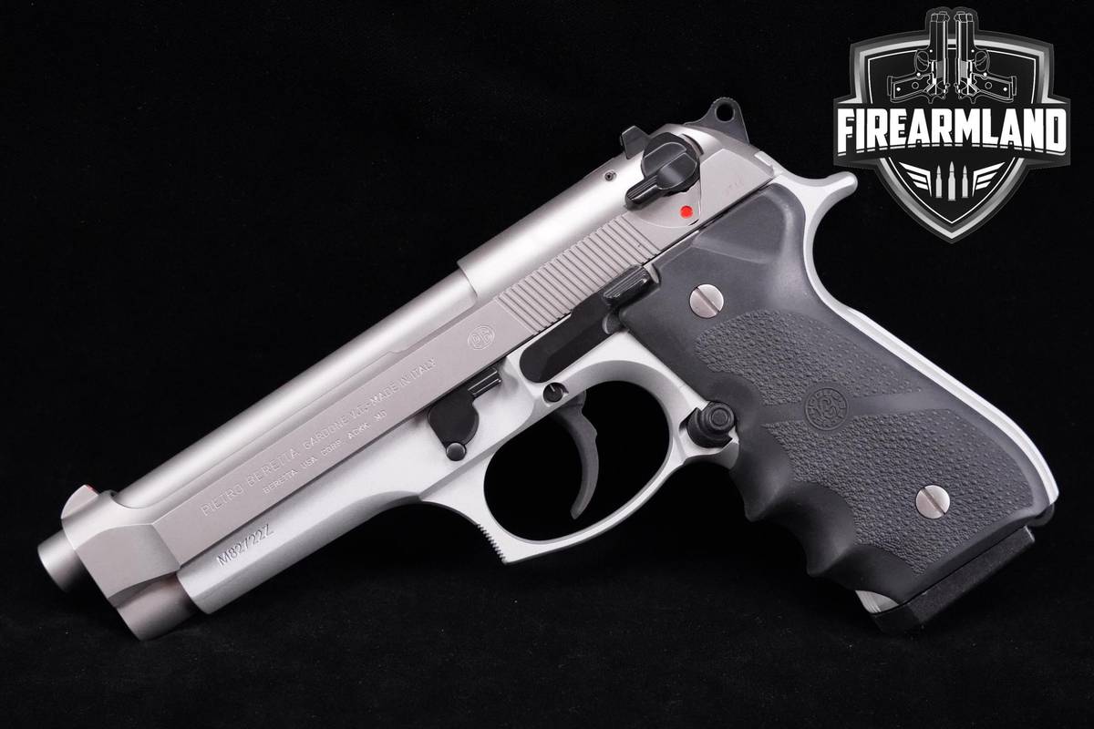 Beretta 92FS Inox 9mm 4.9" Inox 92 FS M92 +2 MAGS & ORIG CASE